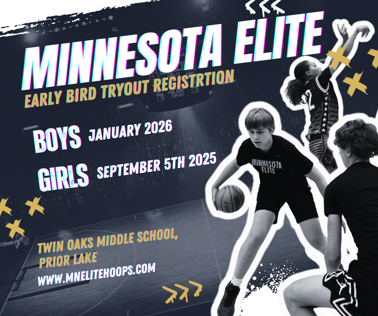 Early Bird Try-Out Registration for 2026 AAU Basketball Teams